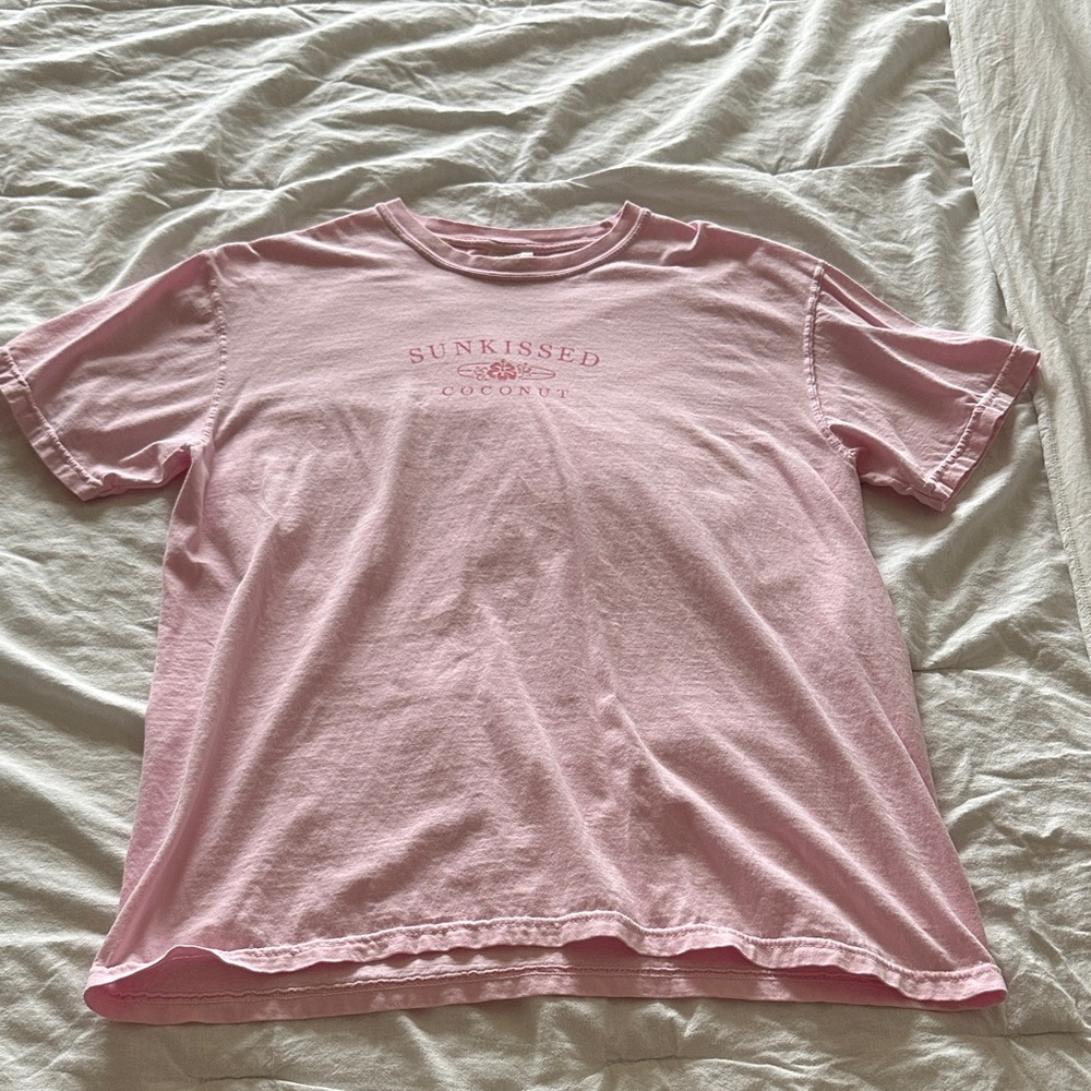 Sunkissed Pink Short Sleeve Tee